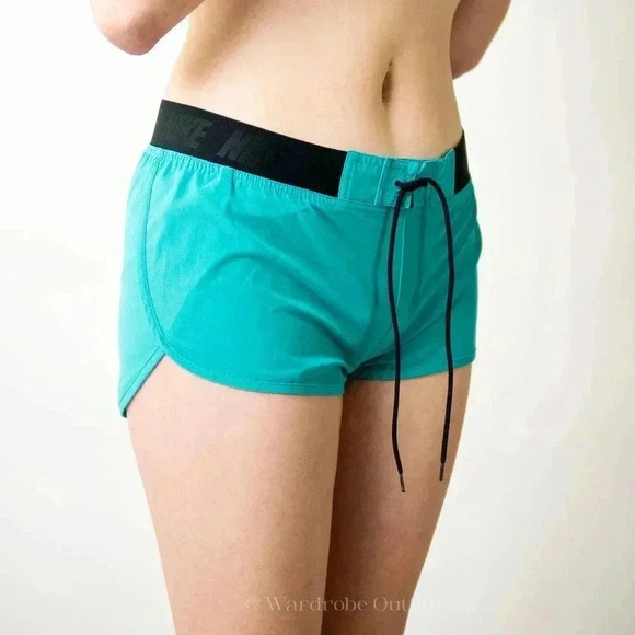 Nike Eclipse Teal Running Shorts - M - Picture 2 of 7